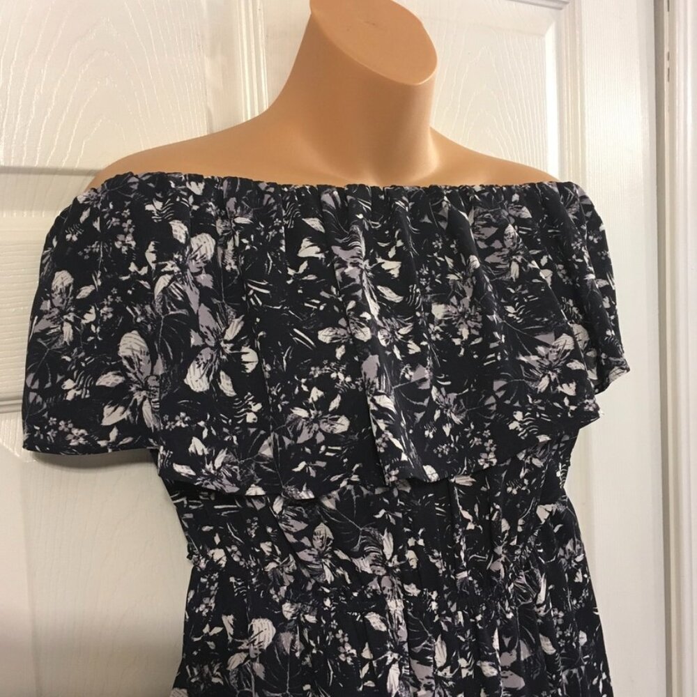 Princess Vera Wang Strapless Floral Jumpsuit - Picture 4 of 10